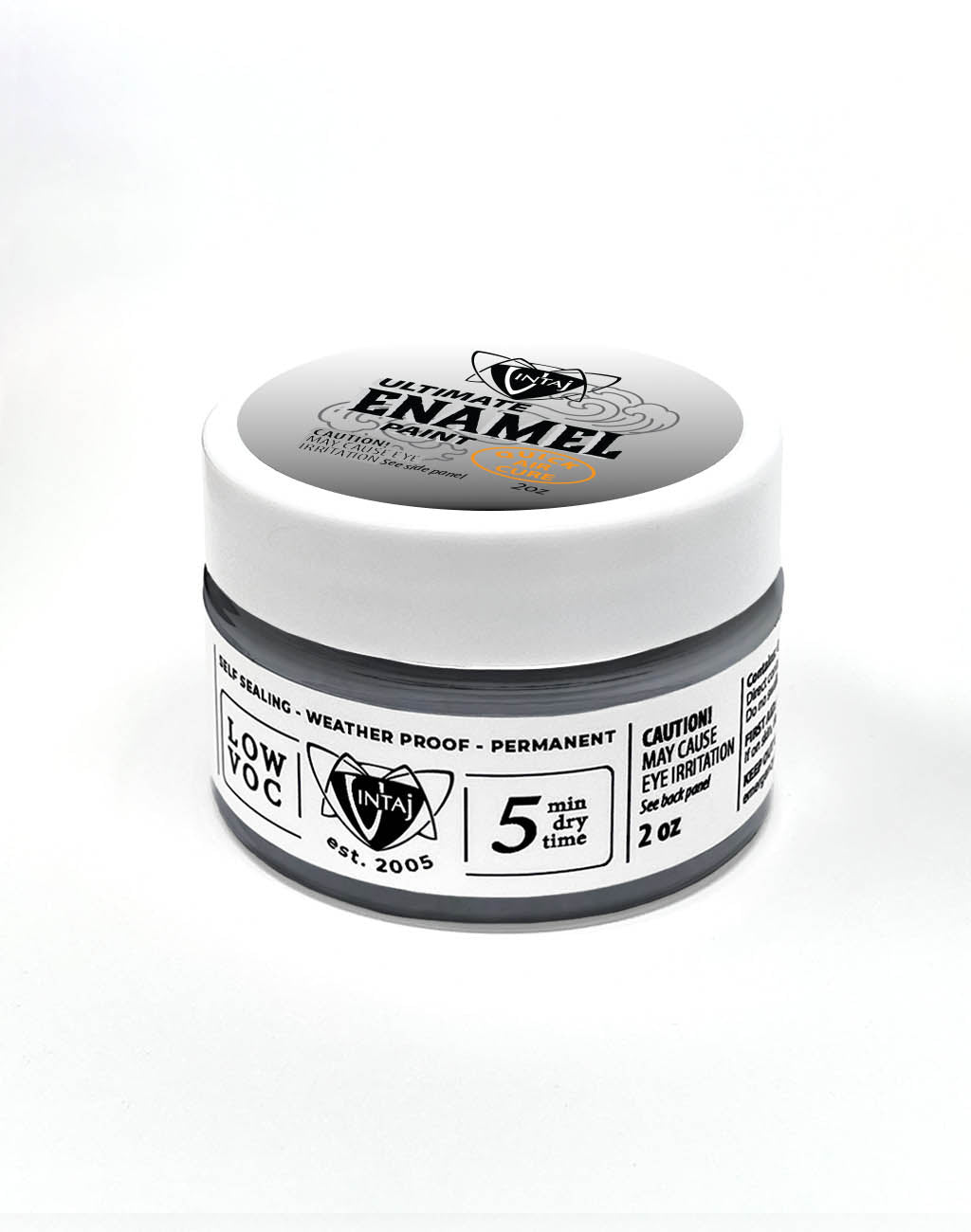 Ultimate Enamel Paint, Onyx, 2oz