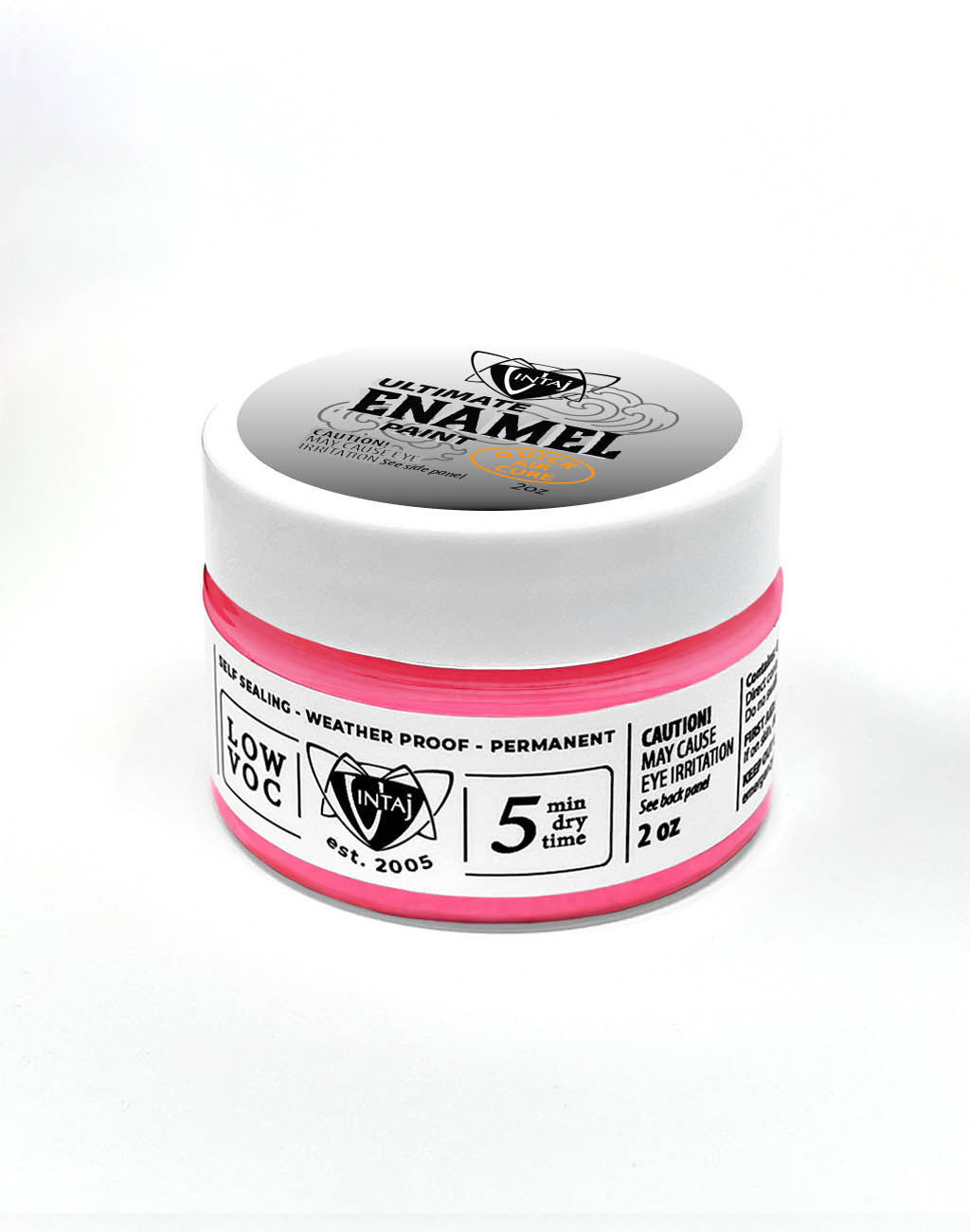 Ultimate Enamel Paint, Neon Pink, 2oz