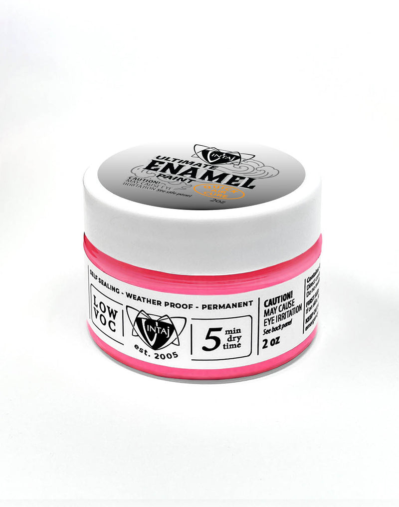 Ultimate Enamel Paint, Neon Pink, 2oz