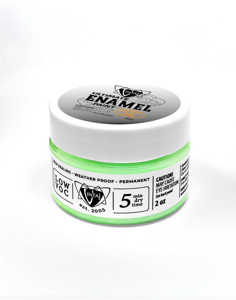 Ultimate Enamel Paint, Neon Green, 2oz