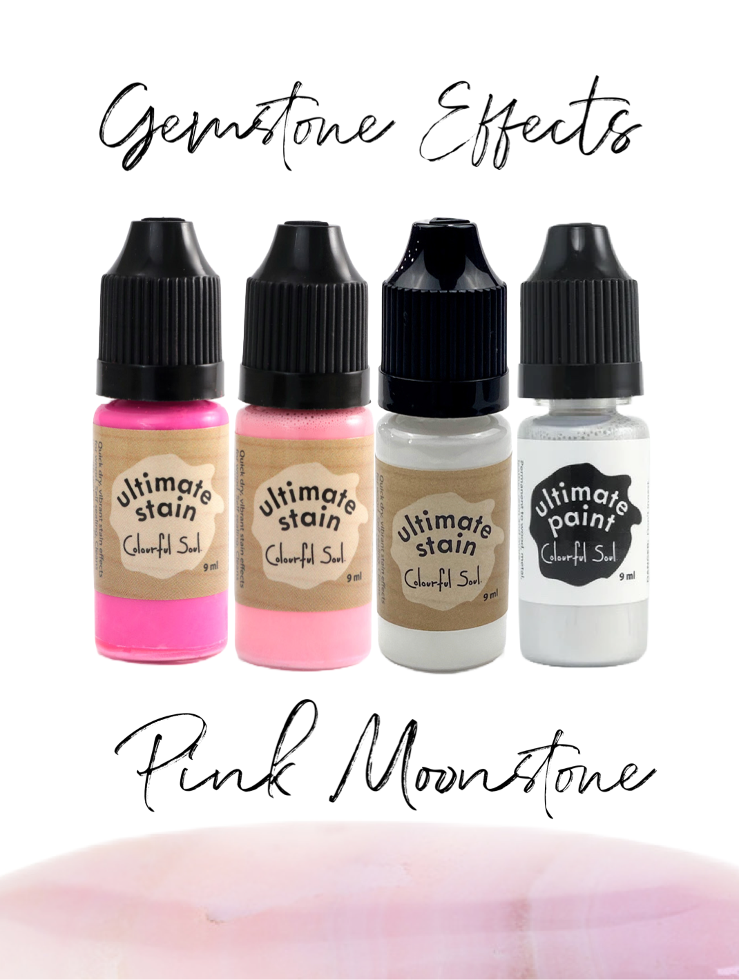Pink Moonstone Gemstone Effects Kit