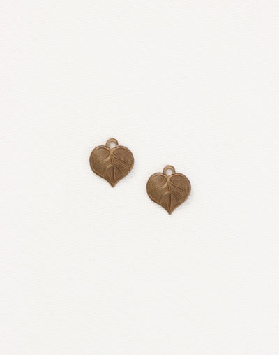 Nouveau Leaf, 13x12mm, (2pcs)