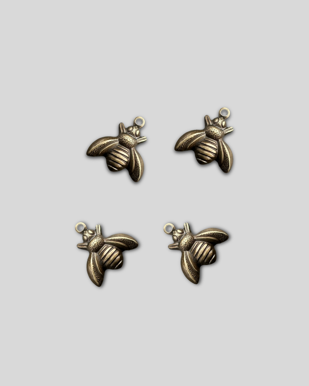 Bumble Bee, 13x12mm, (4pcs)