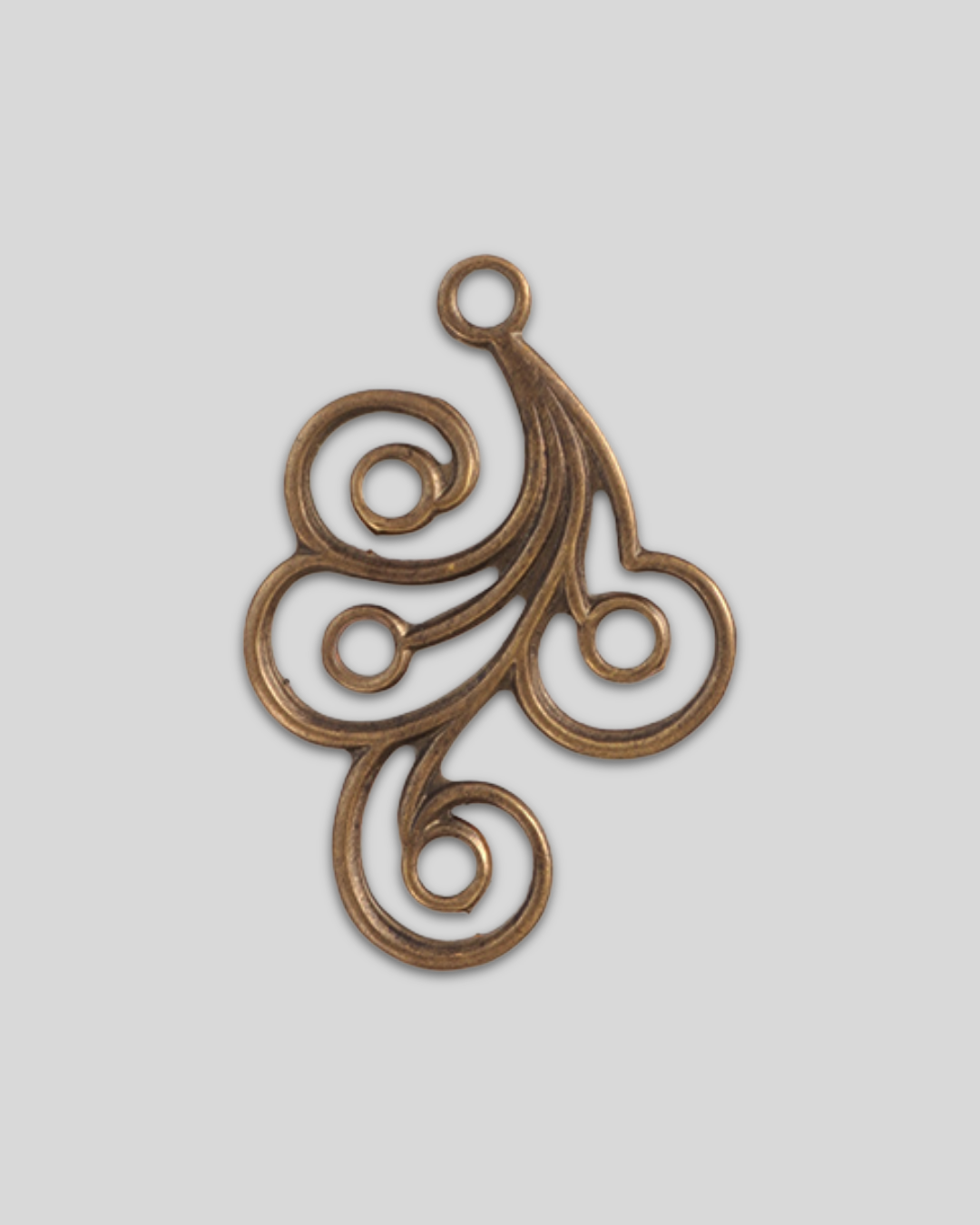 Flourish Swirl Left, 31x21mm, (1pc)