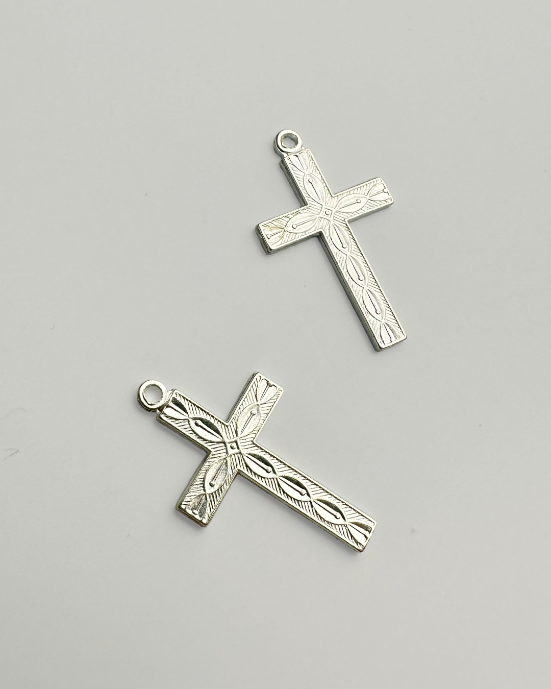 Cross Charm, (2pcs)