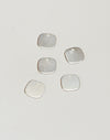 Rounded Square Blank, 9x9mm (5pcs)