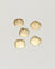 Rounded Square Blank, 9x9mm (5pcs)