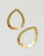 Hammered Teardrop, 34x24mm (2pcs)