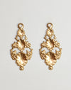 Tiered Flowers, 28x13.5mm (2pcs)