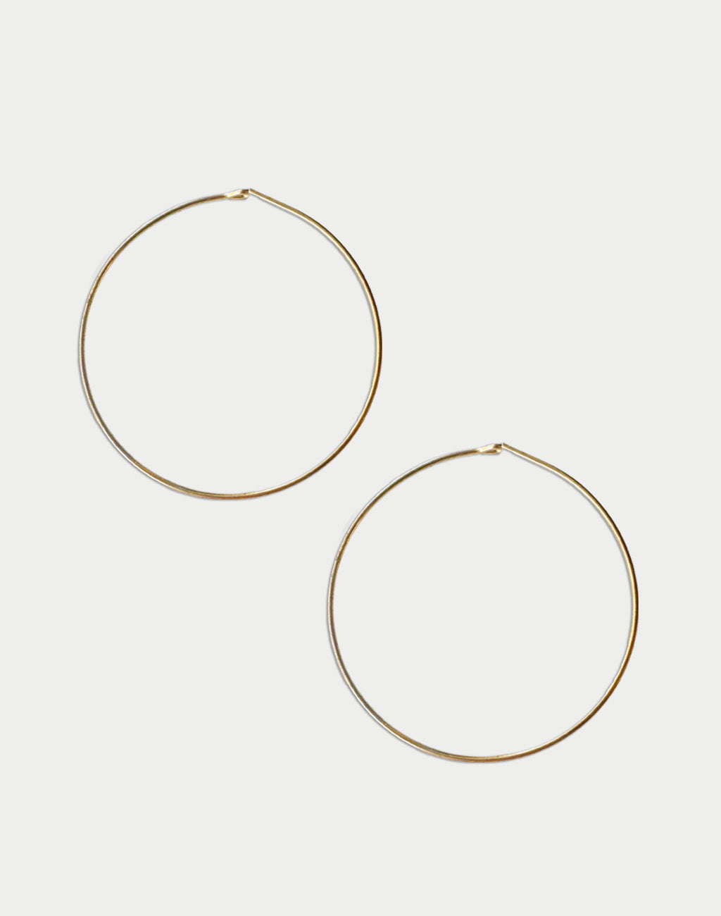 Hoop Ear Wire, 39.5mm, (2pcs)