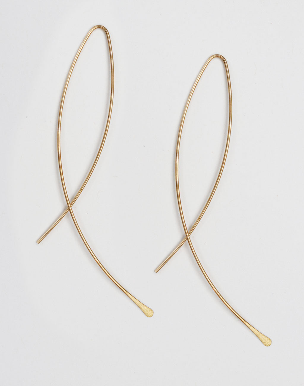 ERV017 Gold Threader Earrings