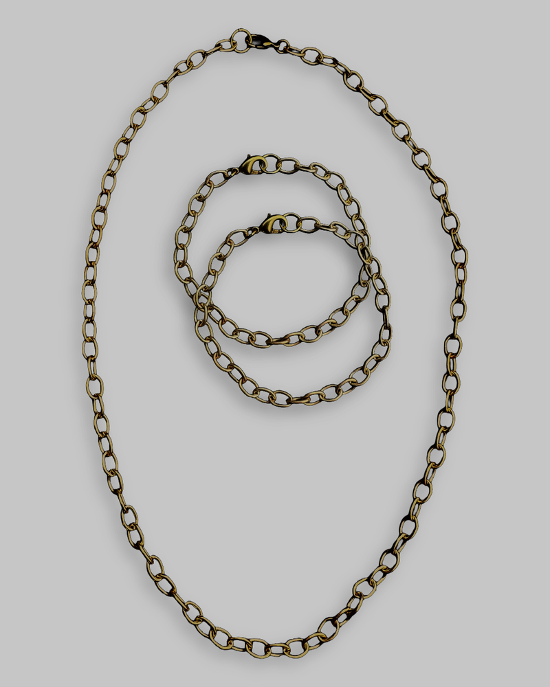 Natural Brass Chain Kits