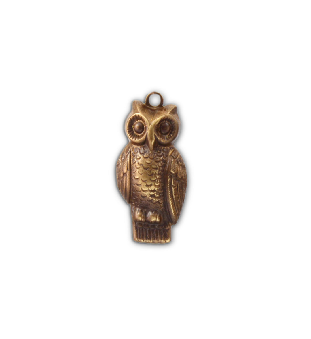 Perched Owl, 24x11mm (1pc)