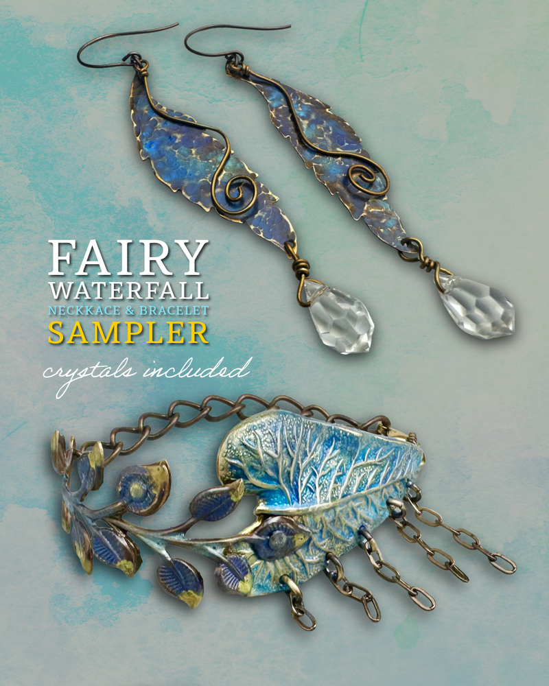 Fairy Waterfall Bracelet Earring Sampler