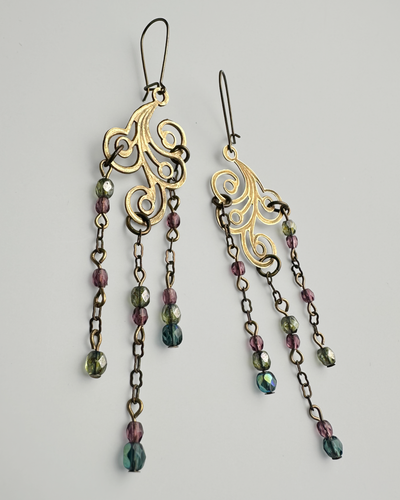 Flourish Swirl set, 31x21mm, (2pcs)