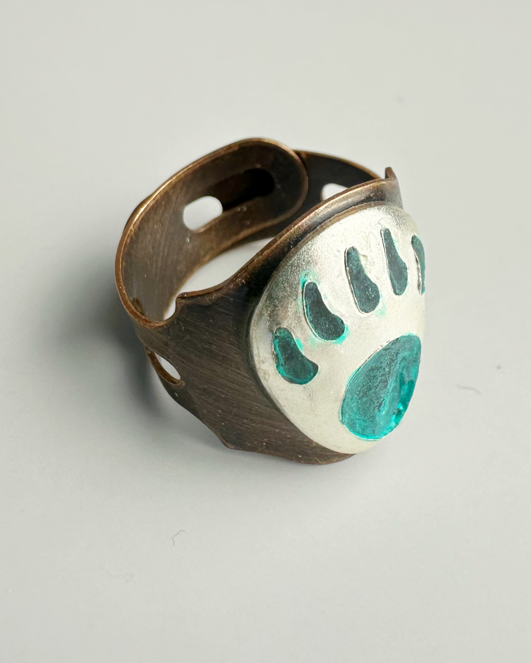 Bear Paw, 16.5x13.5mm, (2pcs)