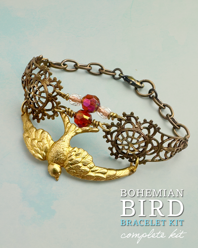 Bohemian Bird Bracelet Complete Kit