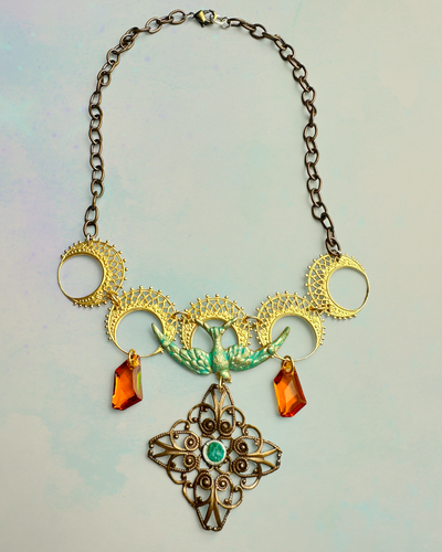 Bohemian Faux Turquoise Necklace Complete Kit