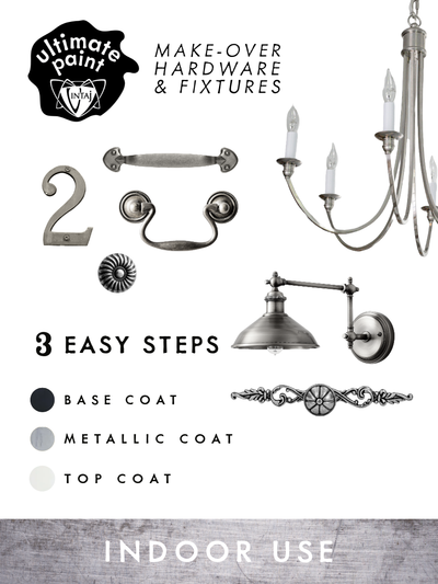 Hardware & Fixtures Makeover with Paint