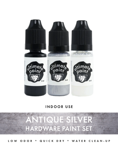 Antique Silver Hardware Paint Set