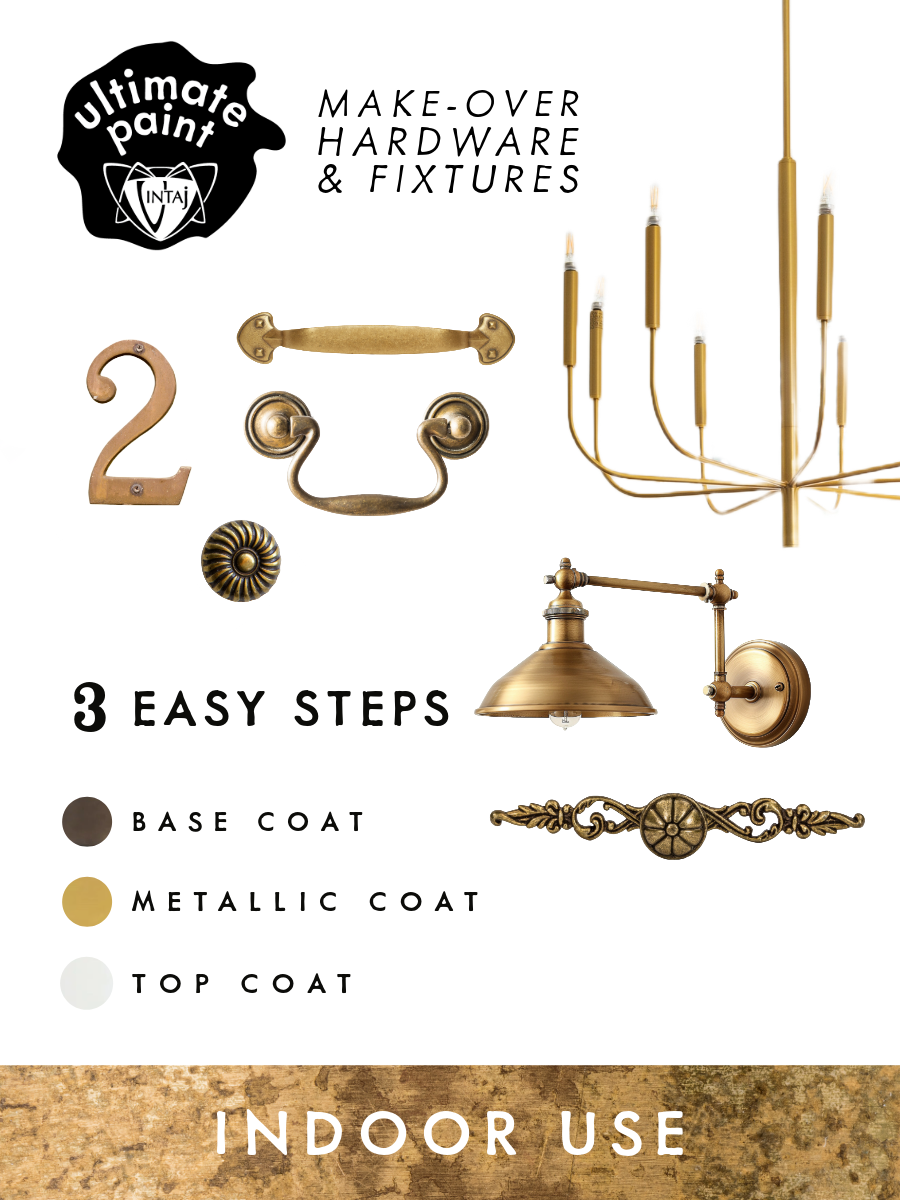 Makeover hardware & fixtures in 3 steps