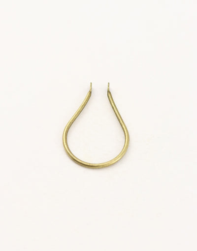 Teardrop Hoop, 35x22mm, (1pc)