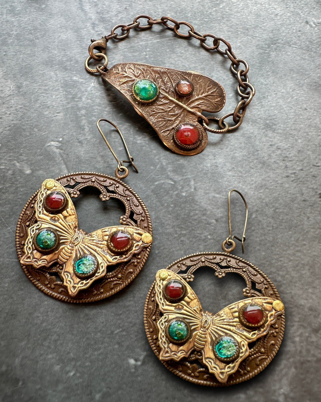 Gemstone Effects Class Kit - Butterfly Earrings