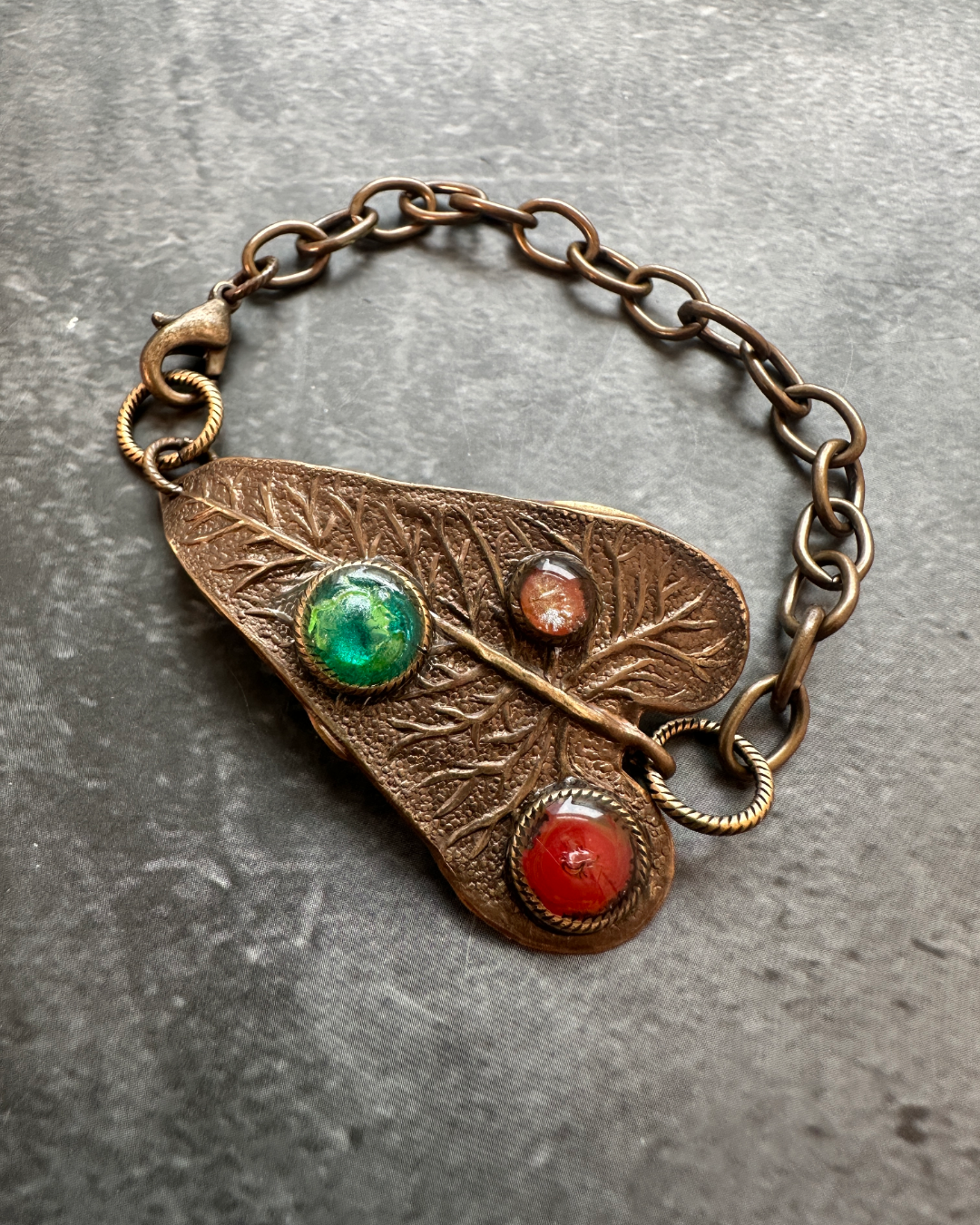 Gemstone Effects Class Kit - Leaf Bracelet