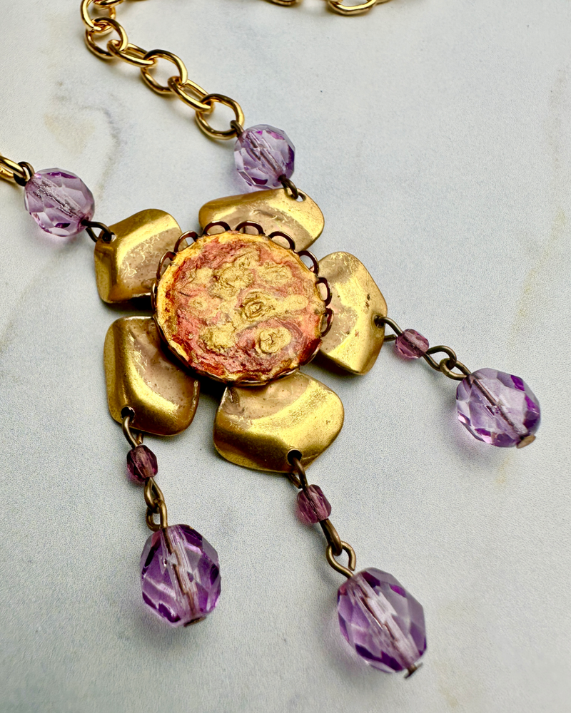 Vintage Jewelry Box Complete Necklace Kit no 2