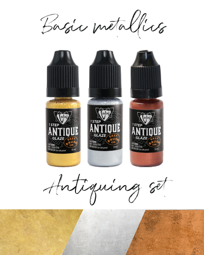 Basic Metallics Antiquing Color Set