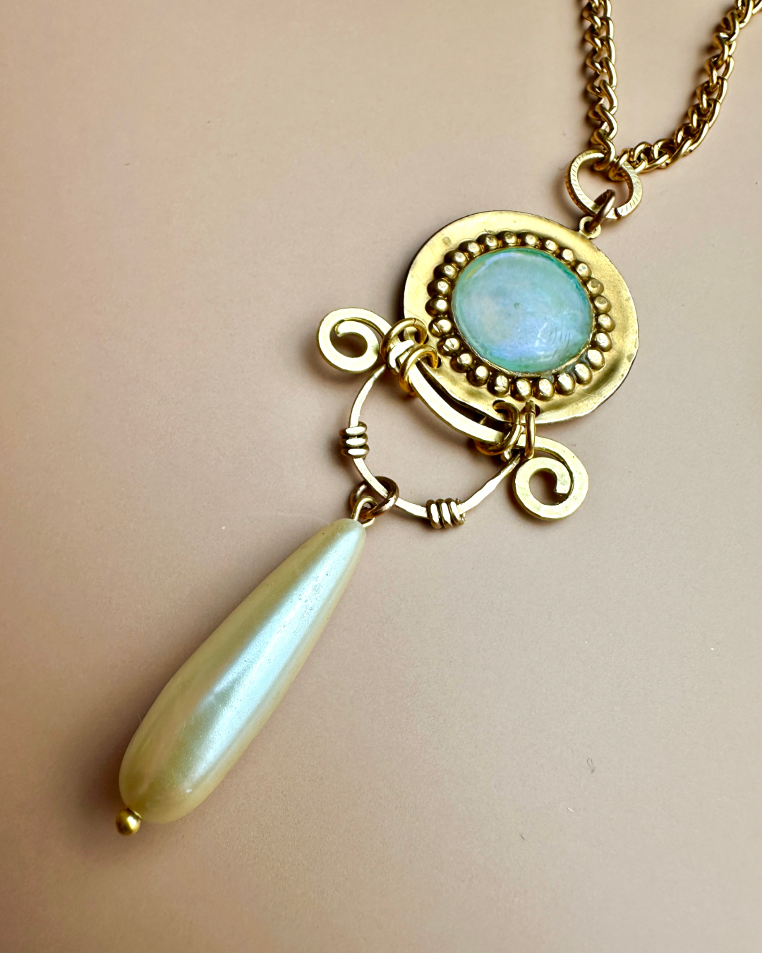 Ancient Pearl Goddess Necklace & Earrings Complete Kit!