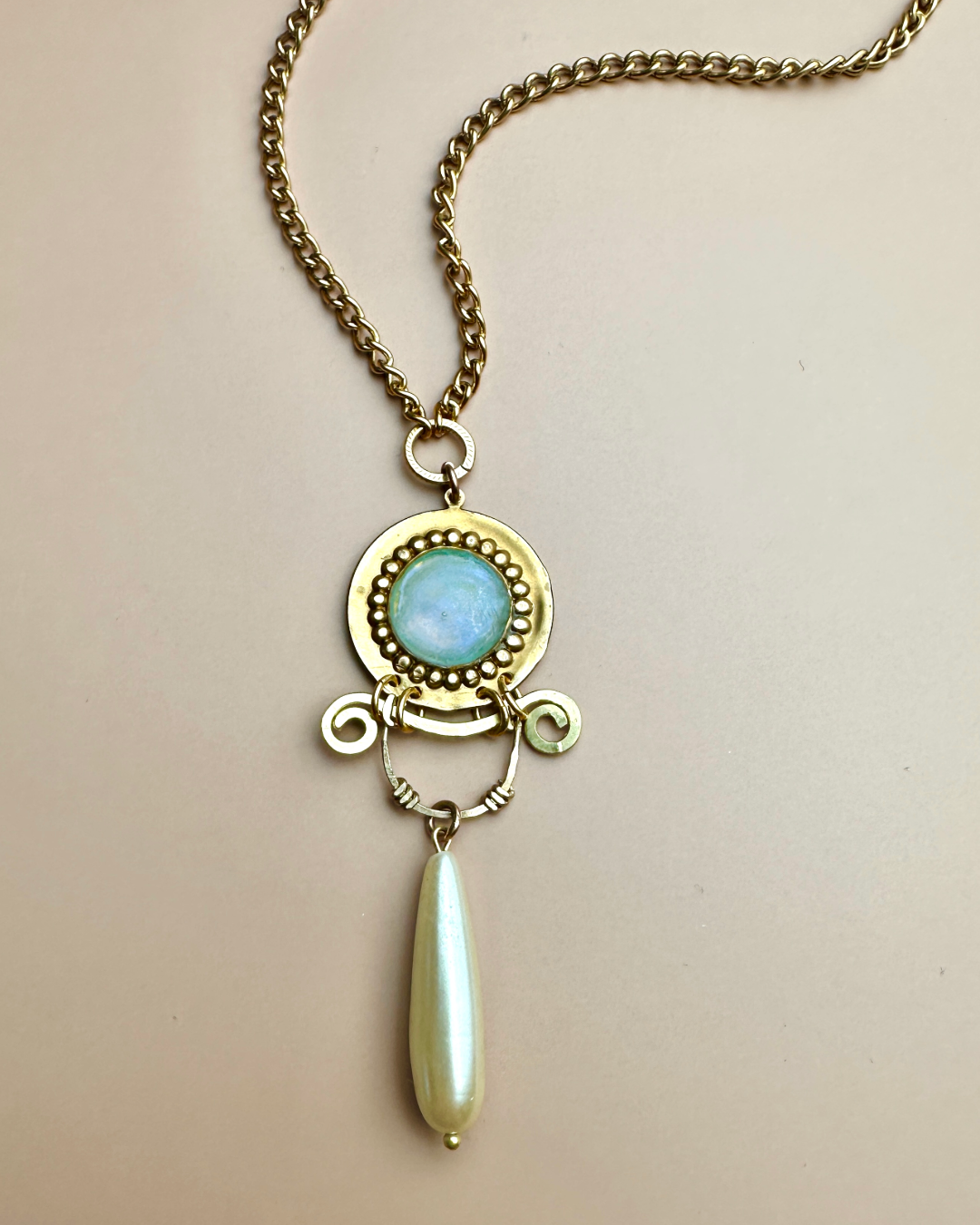 Ancient Pearl Goddess Necklace & Earrings Complete Kit!