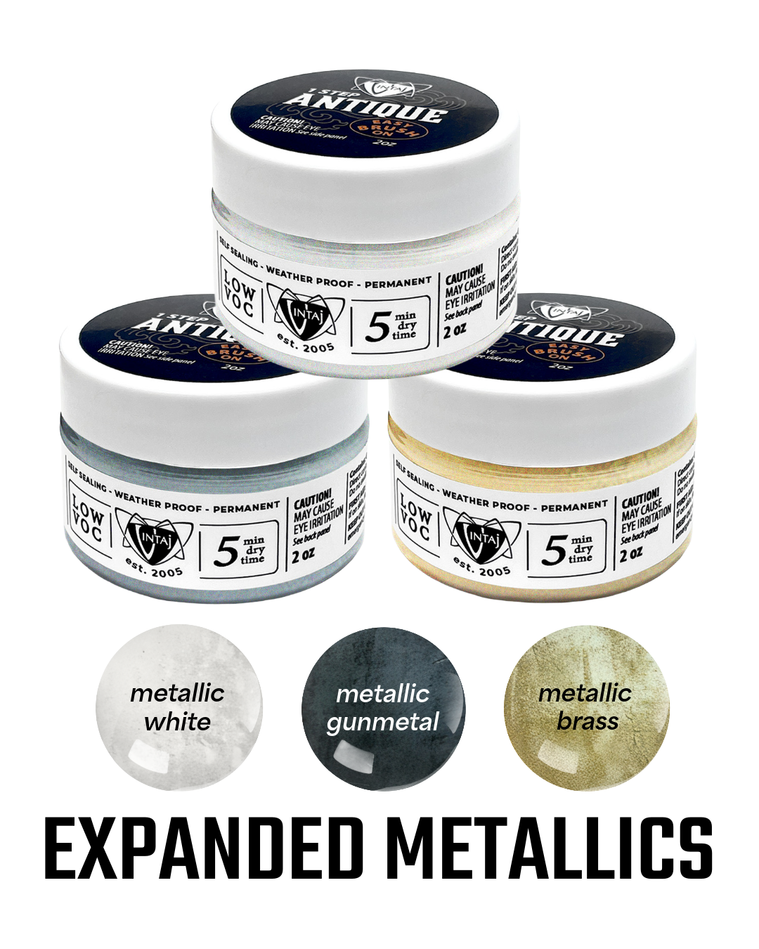 Metallic Expanded Set, 1 Step Antique, 2 oz (3pcs)
