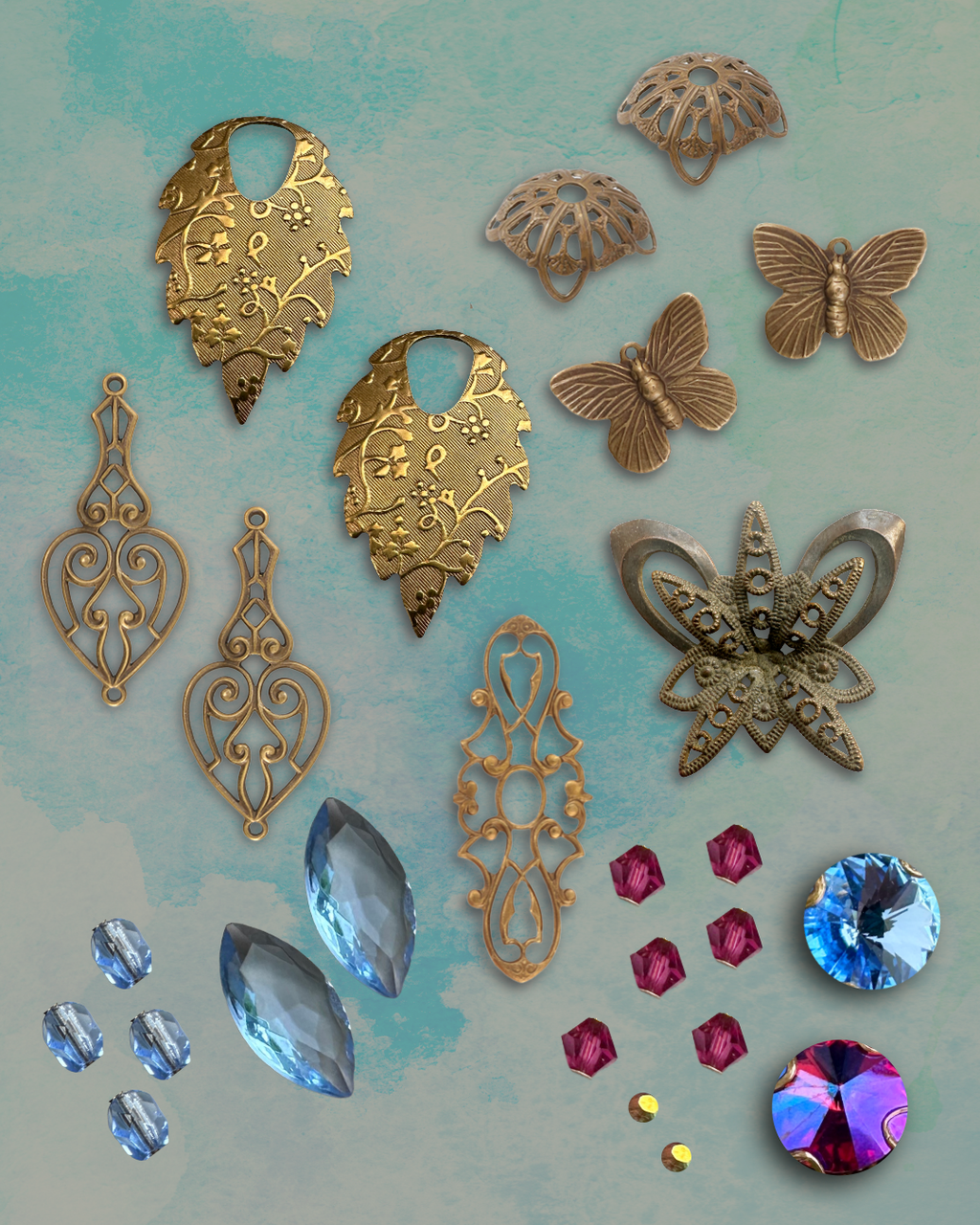 Highland Meadow Necklace Bracelet & Earrings Inspo Bundle