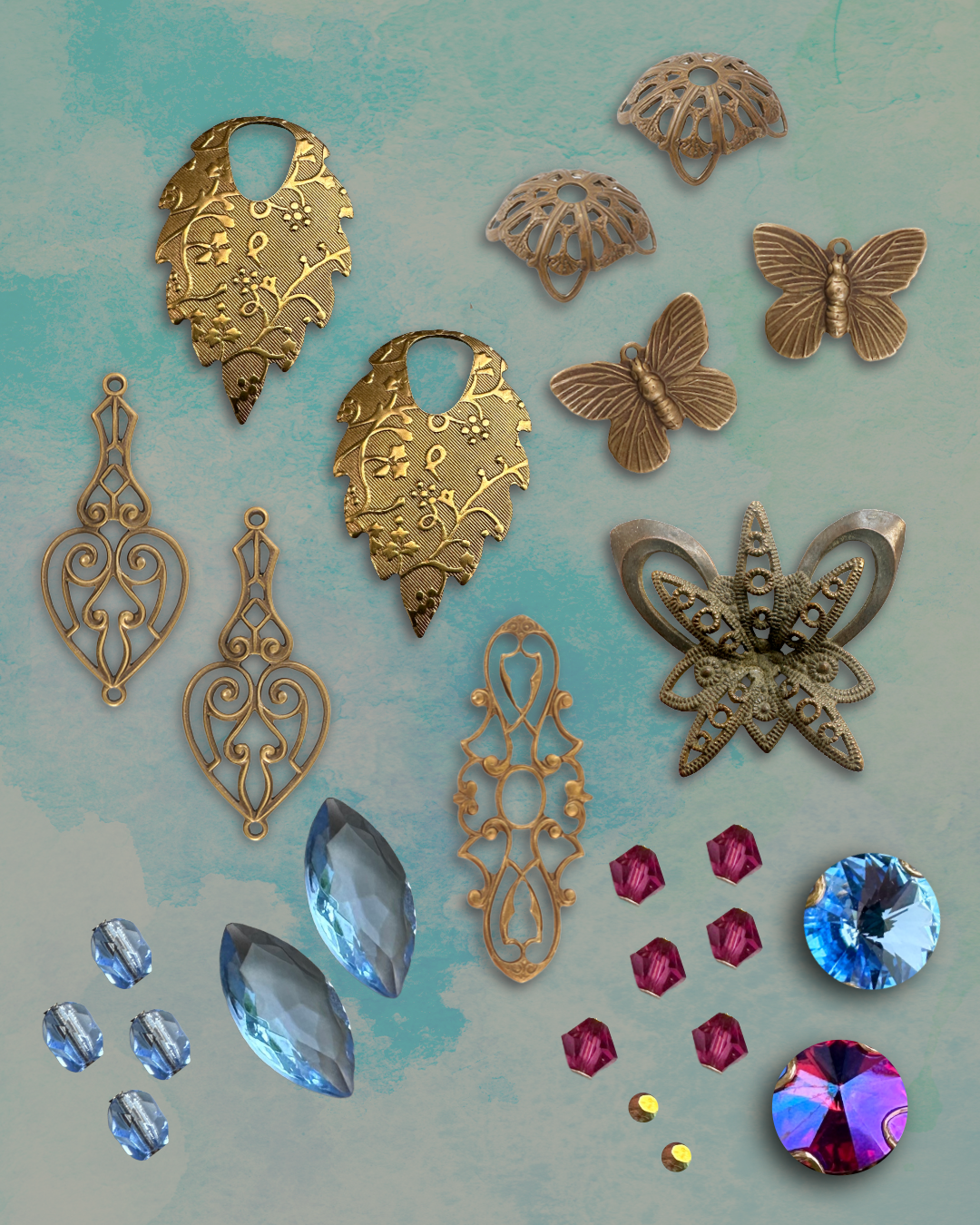 Highland Meadow Necklace Bracelet & Earrings Inspo Bundle