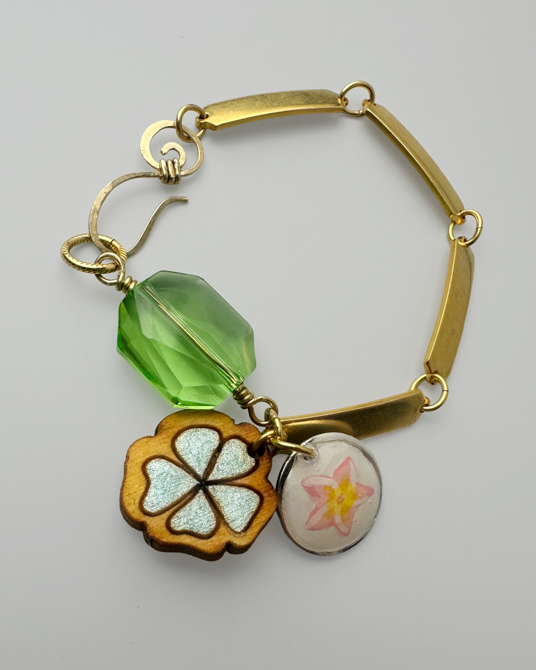 Botanical Flower Necklace Bracelet & Earrings Inspo Bundle