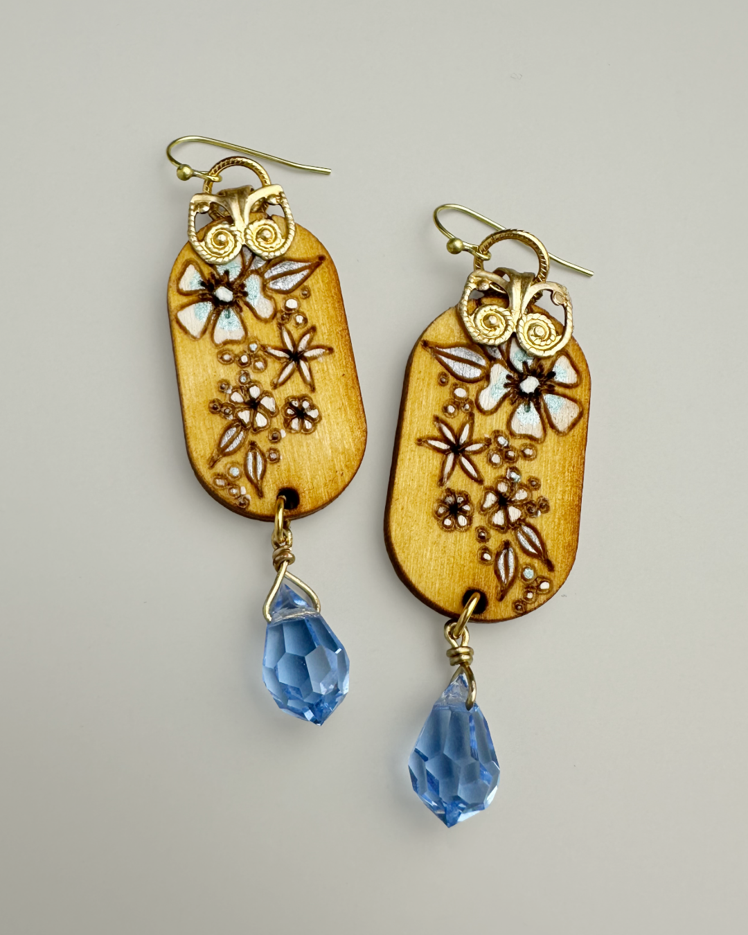 Botanical Flower Necklace Bracelet & Earrings Inspo Bundle