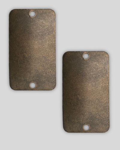 Rectangle Blank, 40x23mm, (2pcs)