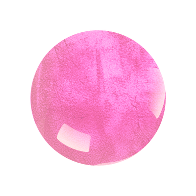 Pink textured sphere.