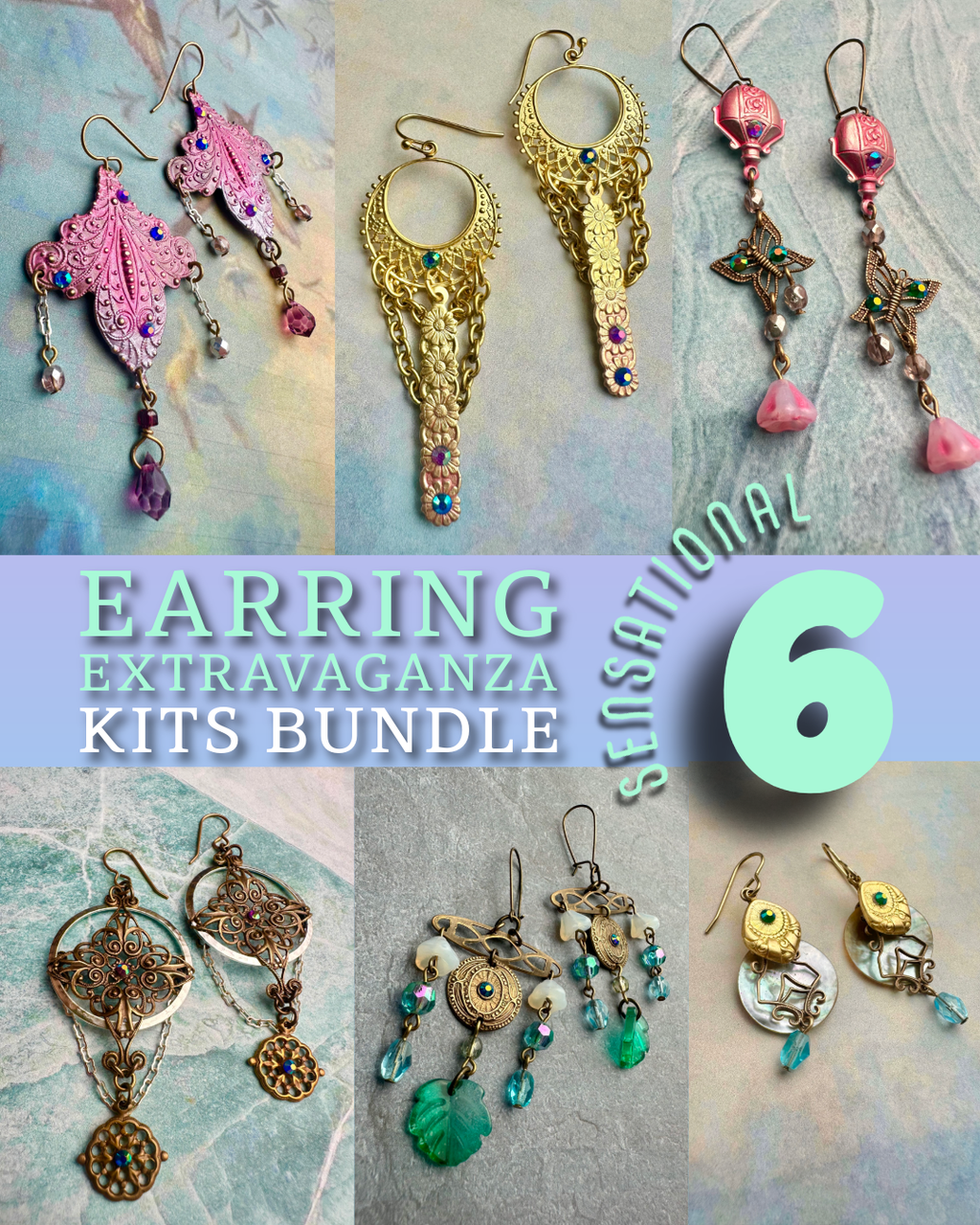 Sensational 6 Earring Extravaganza Kits Bundle