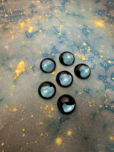 10mm Round Swarovski Montana Blue Cabochon (6pcs)