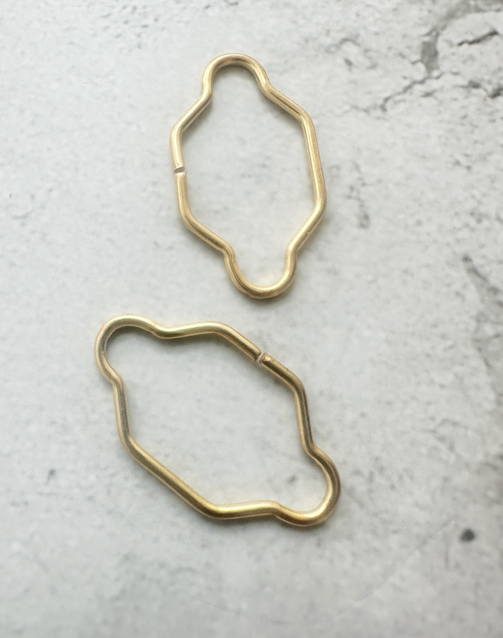 JRV121 Gold Geometric Jewelry Components