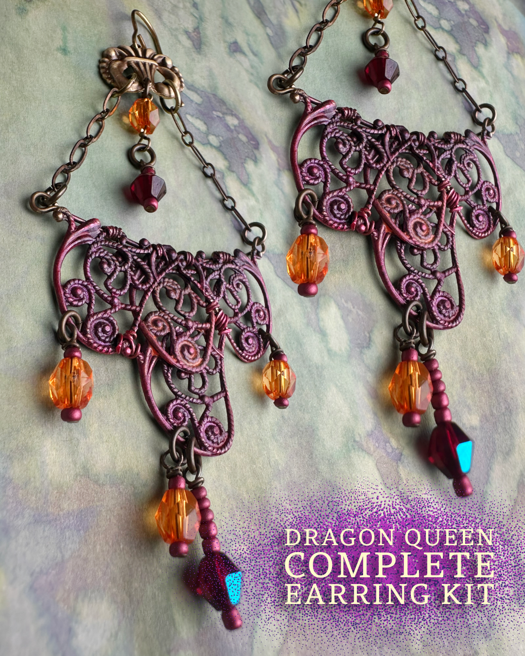 Dragon Queen Complete Earring Kit