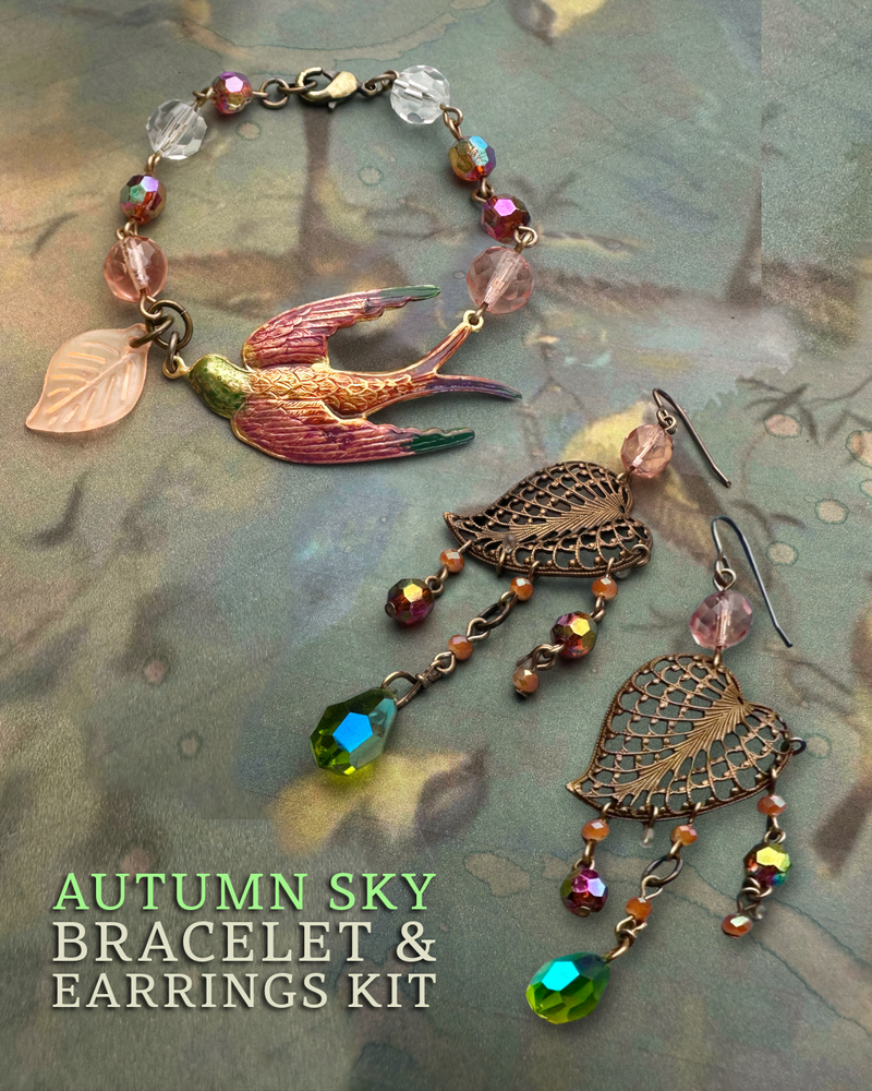 Autumn Sky Bracelet & Earrings Kit