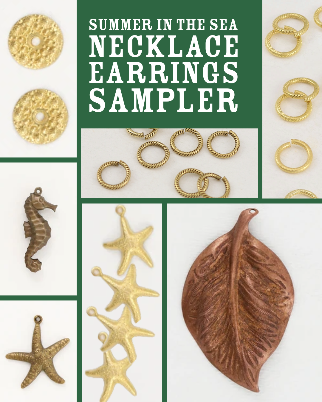 Summer in the Sea Necklace Earrings Class Sampler