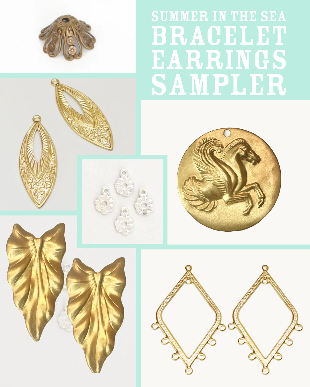 Summer in the Sea Bracelet Earrings Class Sampler