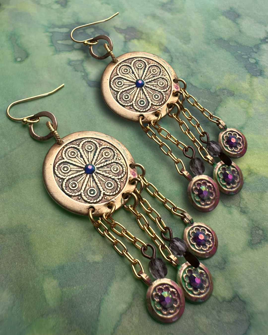 Bohemian Coins Earrings Kit