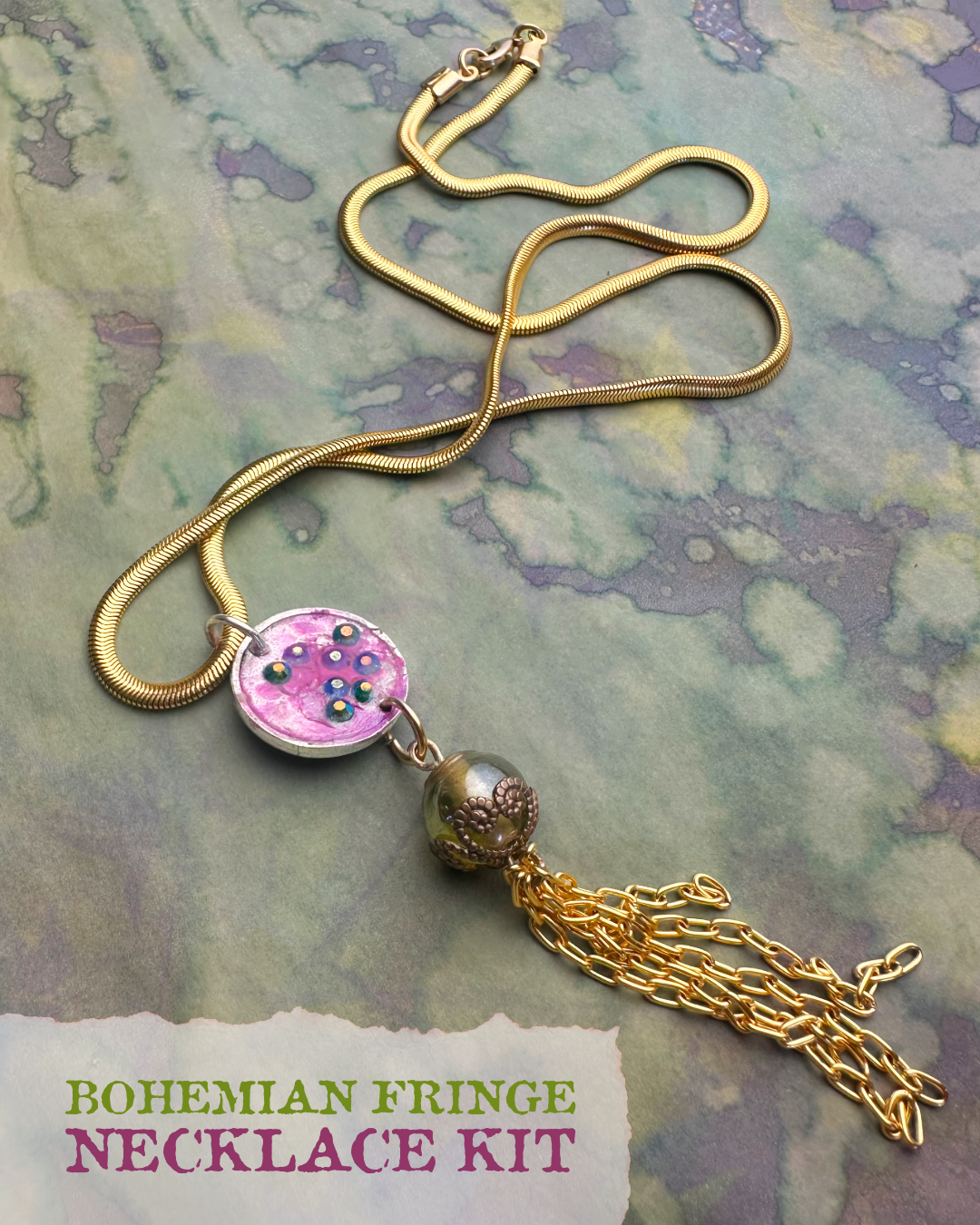 Bohemian Fringe Necklace Kit