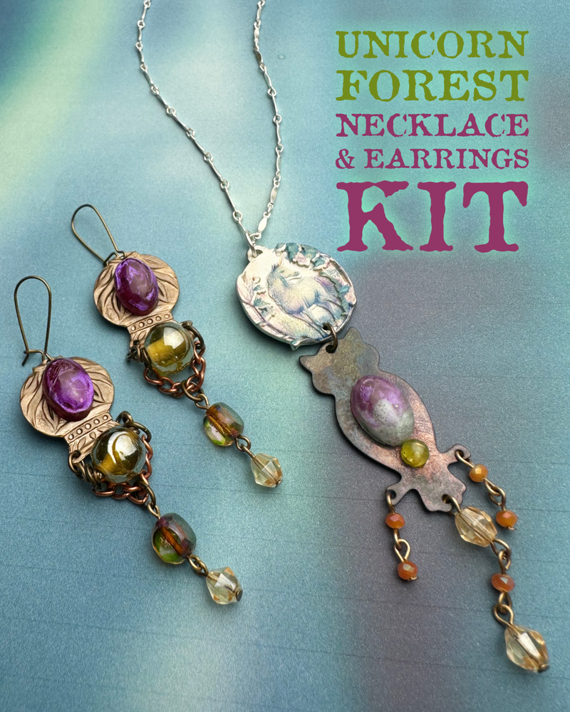 Unicorn Forest Necklace & Earrings Kit