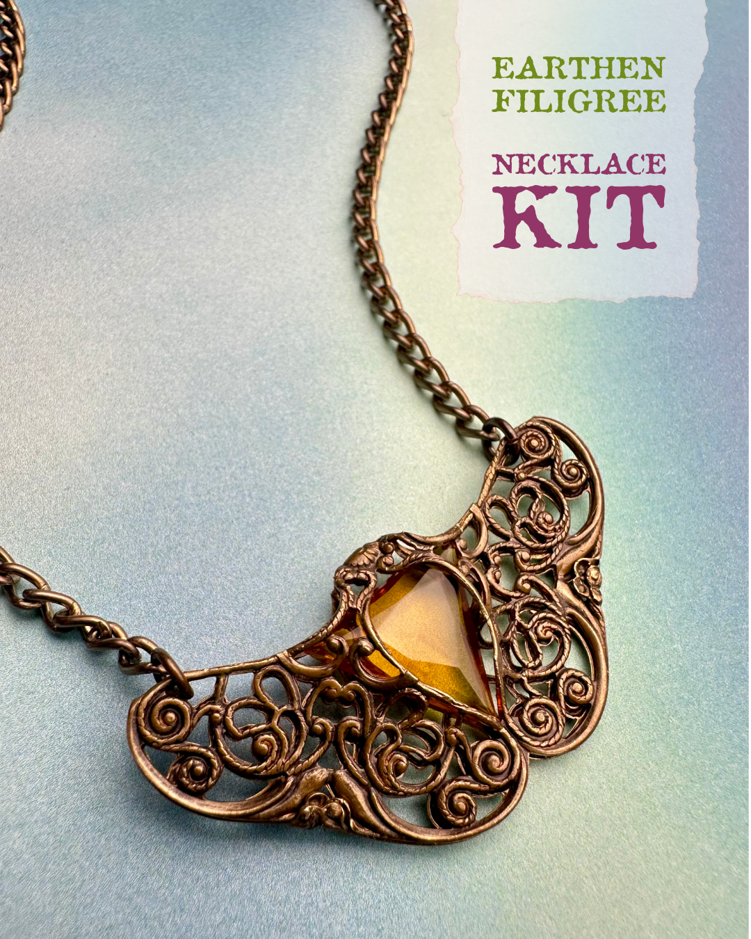 Earthen Filigree Necklace Kit